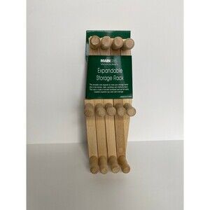 Mainstays Wooden Expandable Storage Rack – New